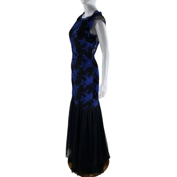 Adrianna Papell Hailey 4 Mermaid Backless Prom Dress Sequin Formal HOCO Gown - Picture 3 of 16